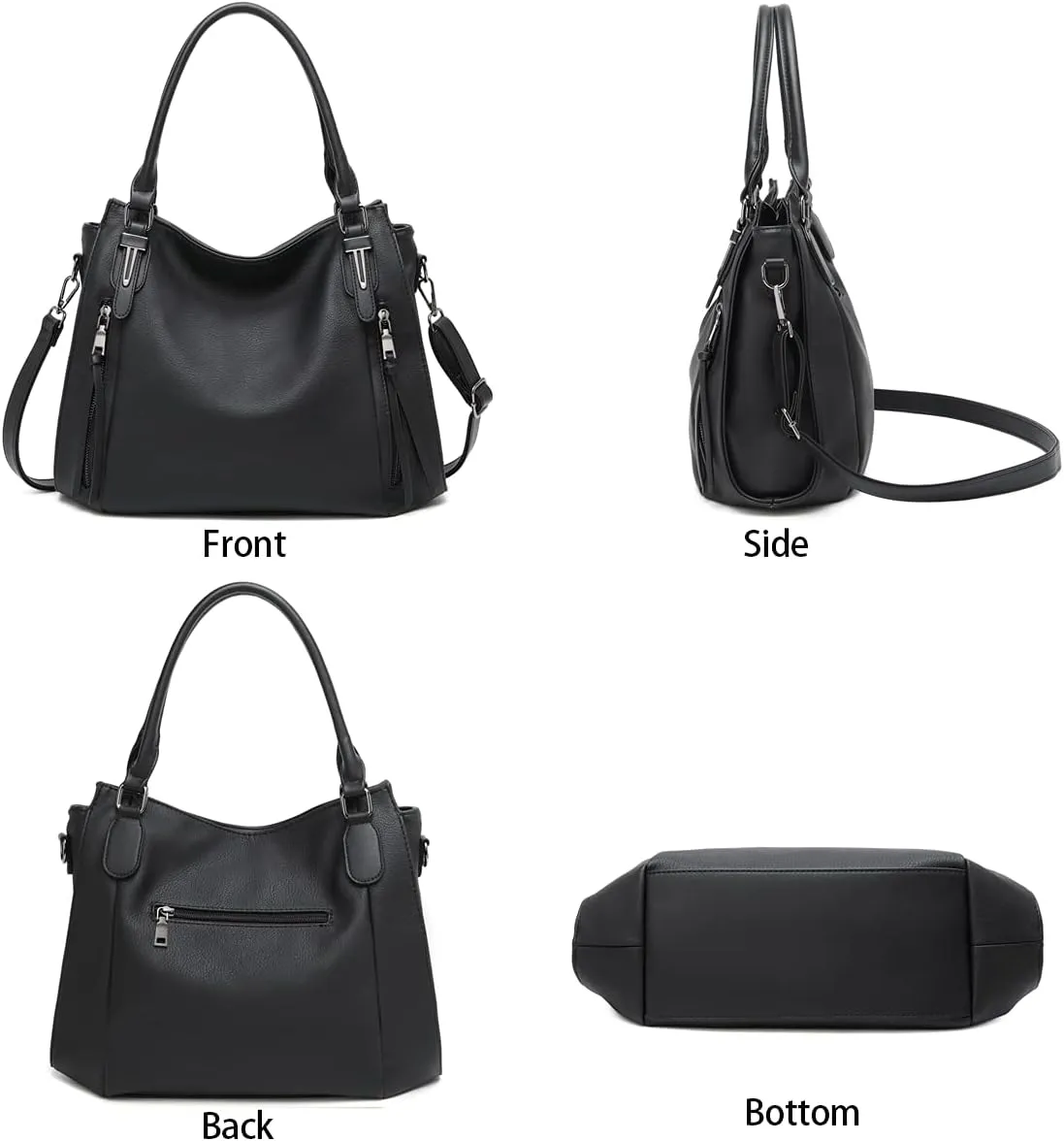 lapsting Hobo Bags for Women Handbags Purse Ladies Boho Shoulder Bag Crossbody Purses Faux Leather