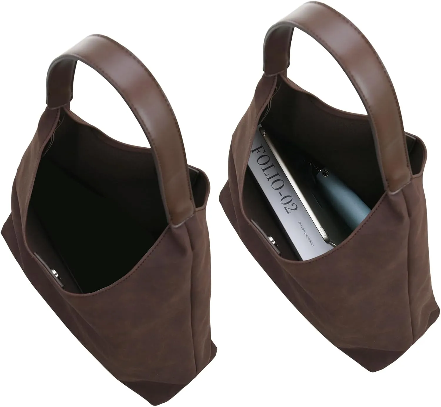 Leather Bag for Women Hobo Bag Handle Handbag Soft Shoulder Purse Large Handbag for Everyday Travel Durable Purse