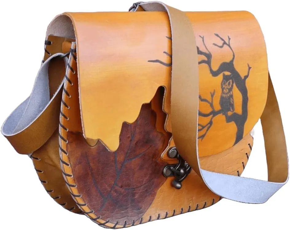 Leather Crossbody Bags for Women, Genuine, Handmade, Full Grain, Shoulder Handbags, Purses, Unique, Trendy Cowhide Tooled.