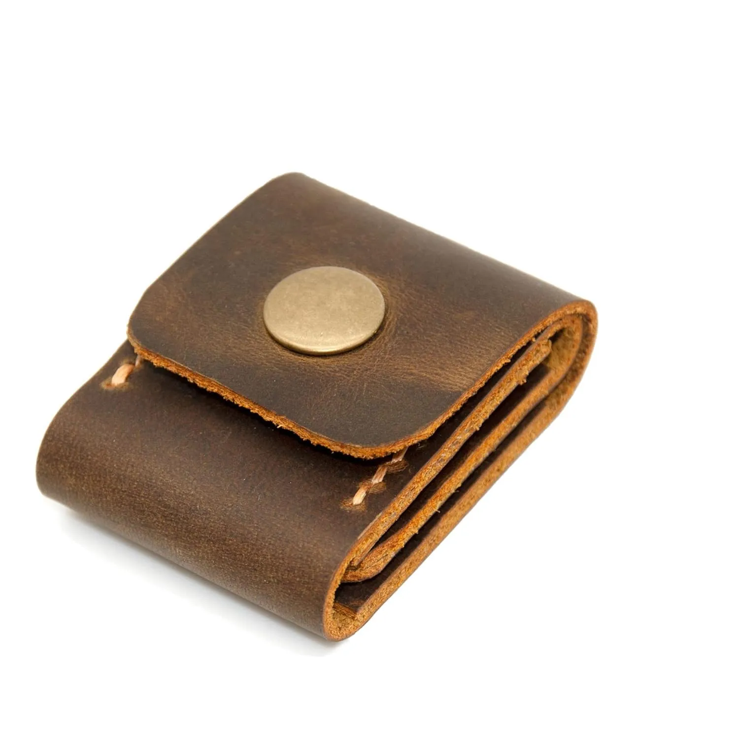 Leather Guitar Pick Holder, Guitar Pick Case, Leather Pick Bag, Gift for Guitarist, Guitar Accessories, Guitar Pick Sleeve (Brown)