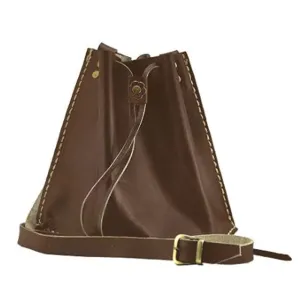 Leather Shoulder Bag Crosbody Bag For Women Tote Bag With Pouch Design (Milky)
