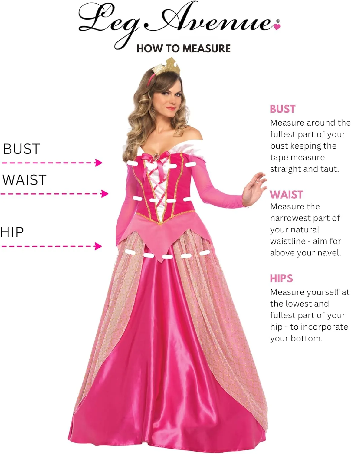 Leg Avenue Women's Classic Sleeping Beauty Princess Aurora