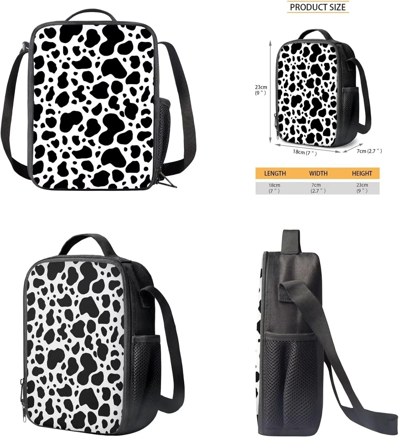 Leopard Print Kids Backpack for Girls Age 8-12 Backpack for School 17 Inch Lightweight Laptop RucksackReusable Lunch Bag Pencil Case for Secondary Schools