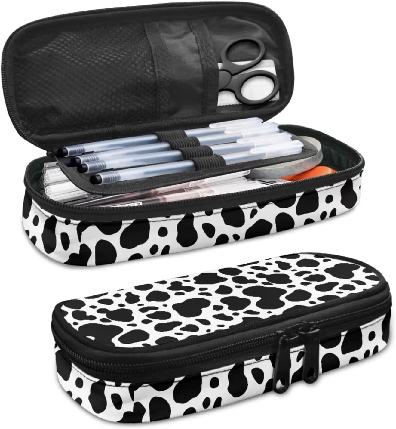 Leopard Print Kids Backpack for Girls Age 8-12 Backpack for School 17 Inch Lightweight Laptop RucksackReusable Lunch Bag Pencil Case for Secondary Schools