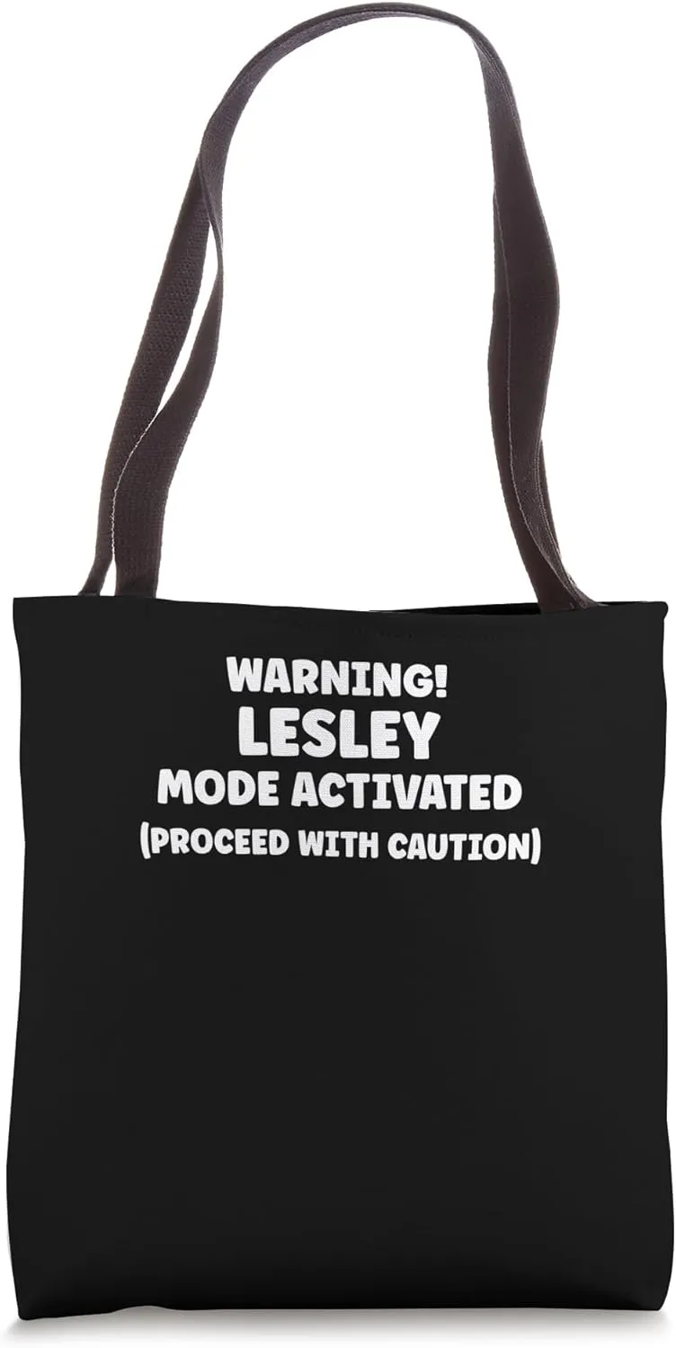 LESLEY Personalized Women's Gift Custom LESLEY Tote Bag