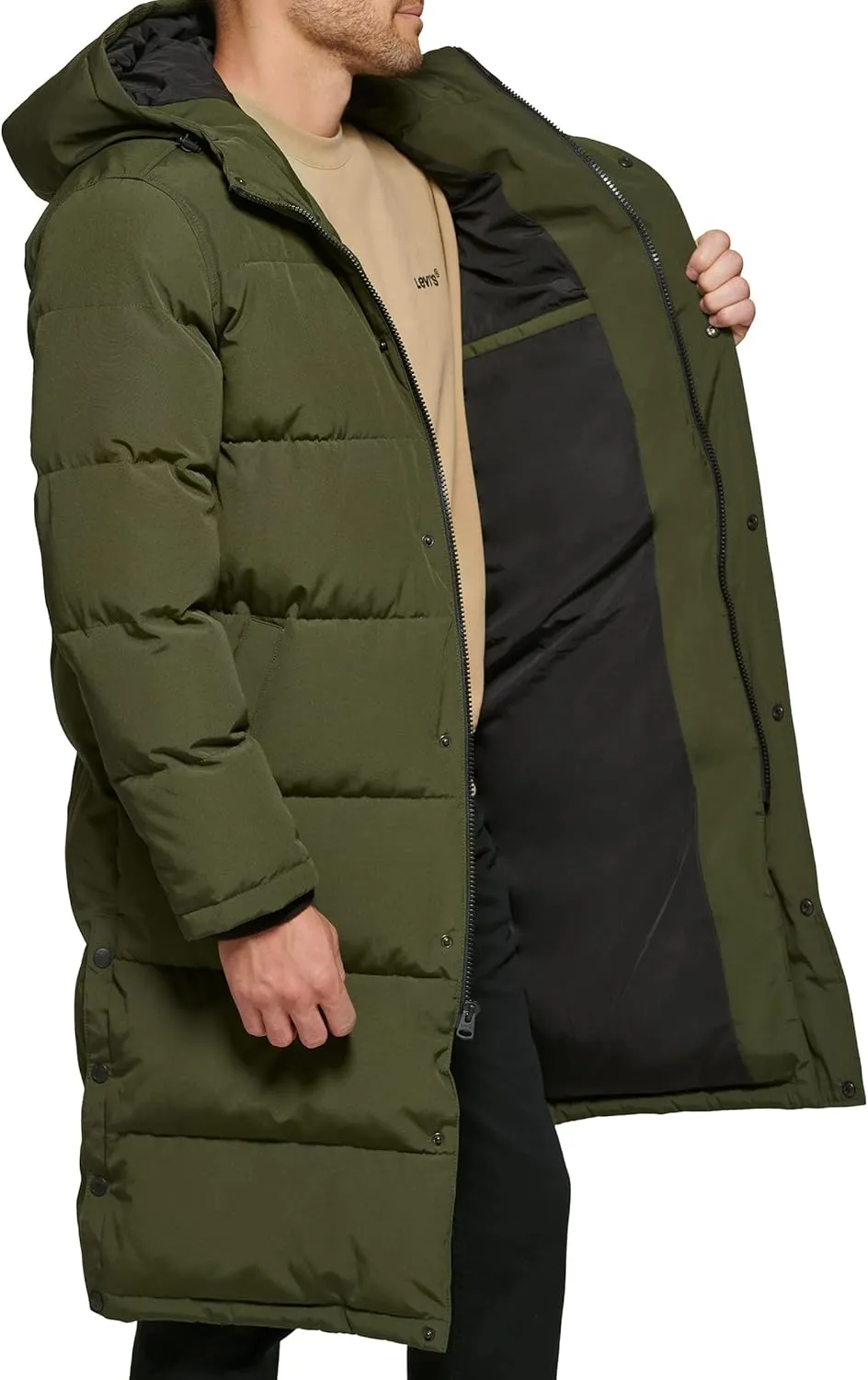 Levi's Men's Arctic Cloth Extra Long Parka Jacket