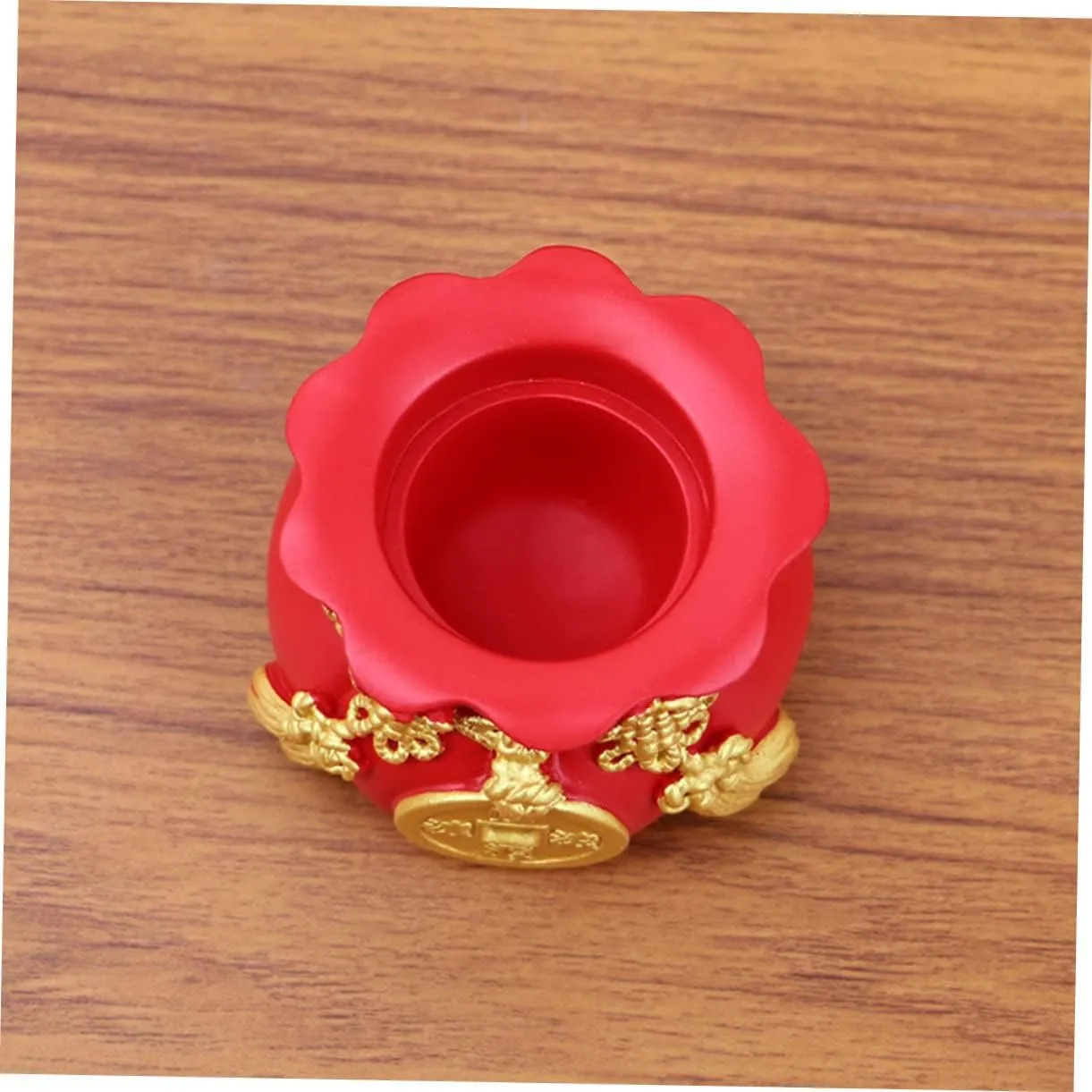 LIFKOME 3pcs Lucky Money Bag Decoration Home Accessories Feng Shui Money Bag Housewarming Wealth Money Bank Feng Shui Treasure Bowl Statue Jar Car Decor Desktop Office Resin Crafts