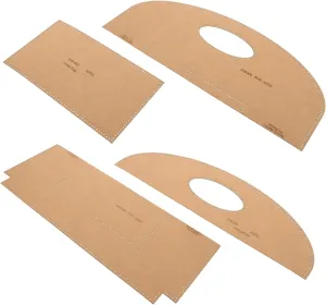 LIFKOME High Precision Leather Tote Bag Templates Bag Pattern Template Handbag Stencil Designs