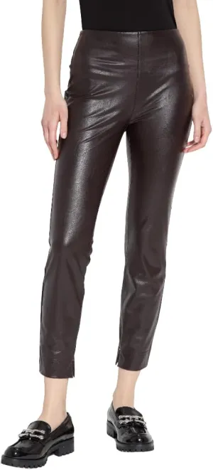 Lyssé Katherine Toothpick Skinny Pants – Faux Leather Pants for Women and High Waisted Cropped Pants