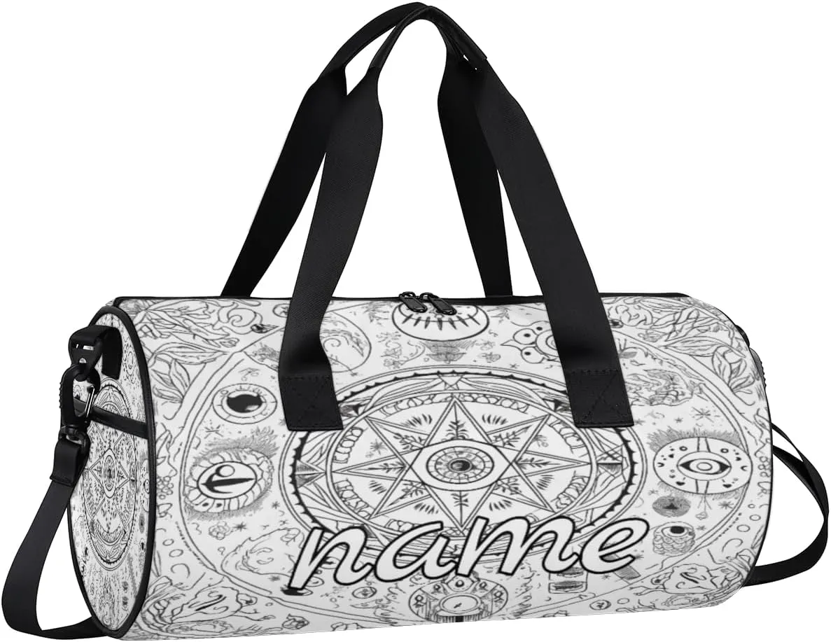 Magical Formation Print Custom Duffel Bags Weekender Bags Custom Sport Duffel Bag Carry on Overnight Weekender Bag
