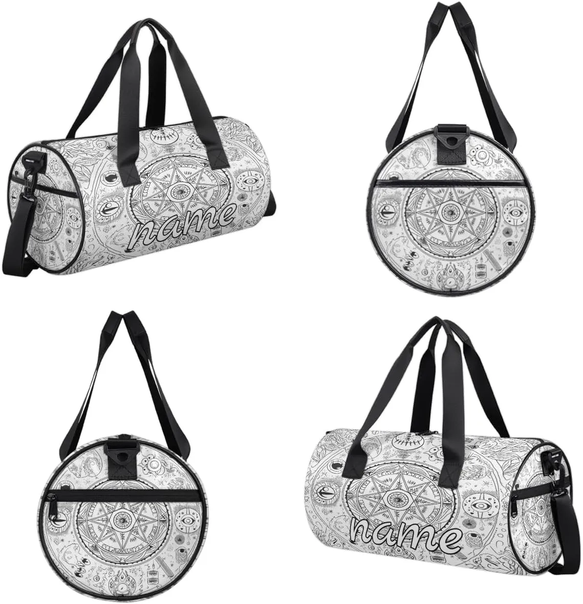 Magical Formation Print Custom Duffel Bags Weekender Bags Custom Sport Duffel Bag Carry on Overnight Weekender Bag