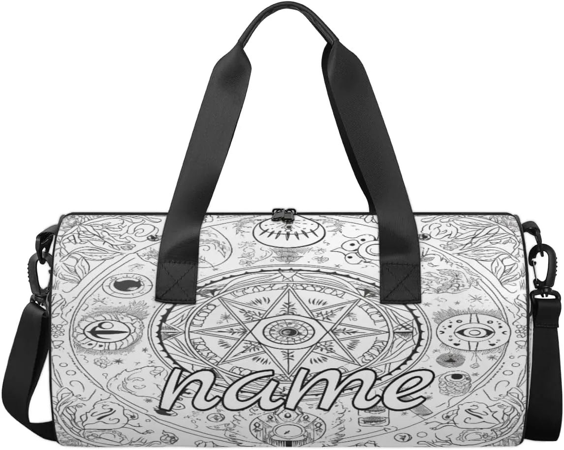 Magical Formation Print Custom Duffel Bags Weekender Bags Custom Sport Duffel Bag Carry on Overnight Weekender Bag