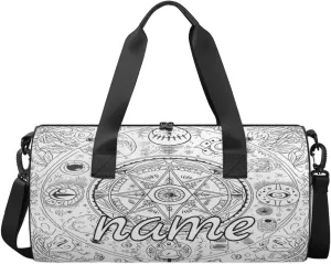 Magical Formation Print Custom Duffel Bags Weekender Bags Custom Sport Duffel Bag Carry on Overnight Weekender Bag
