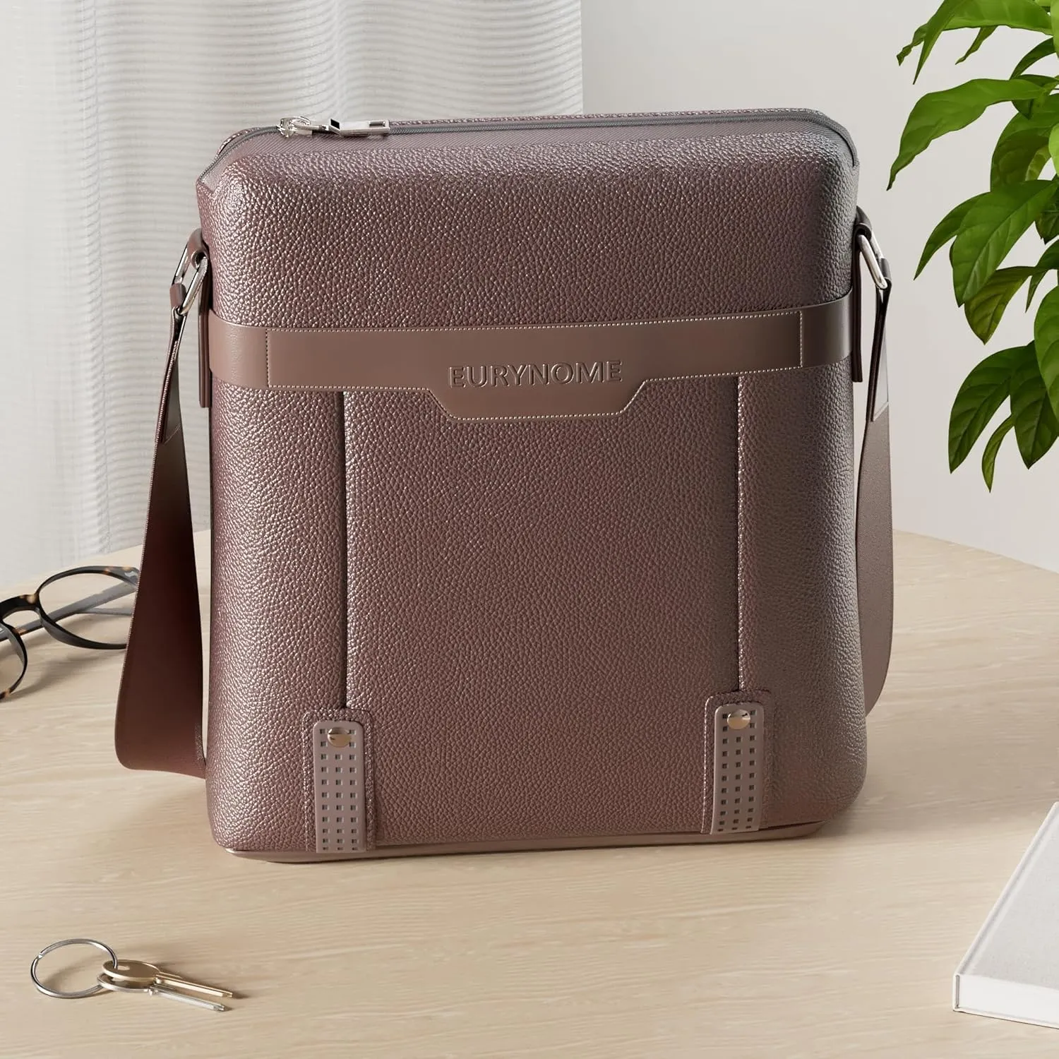 Man Purse Crossbody Leather, Mens Shoulder Bag Leather Messenger Bag For Men