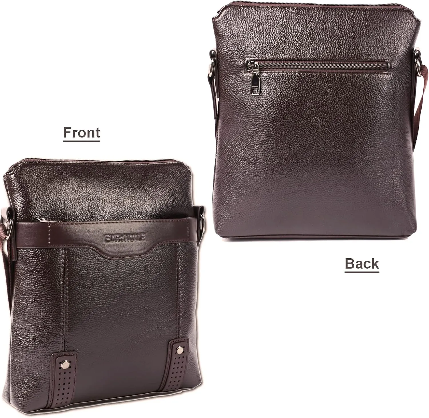 Man Purse Crossbody Leather, Mens Shoulder Bag Leather Messenger Bag For Men