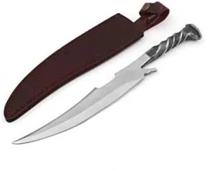 MedievalDepot Hand-Forged Locomotive Railroad Spike Knife Unique Clip Point Design Rugged, Durable, and Historically Inspired Perfect for Outdoor Adventures