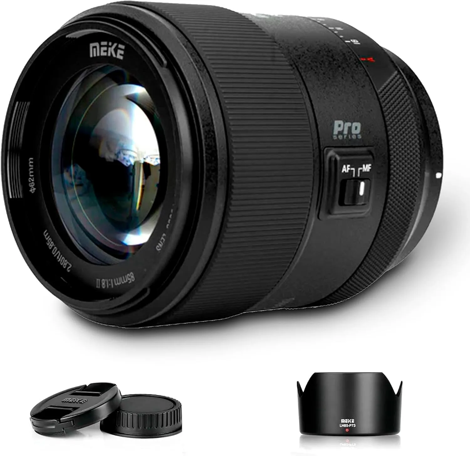 Meike 85mm f1.8 Pro II X-Mount STM Medium Telephoto Auto Focus Prime Portrait Lens for Fujifilm Fuji X-Mount Cameras X-H1 X-Pro2 X-T3 X-T2 X-T30 X-T20 X-E3 X-T100 X-A5 X-T10 X-A2 X-E2 X-E2S
