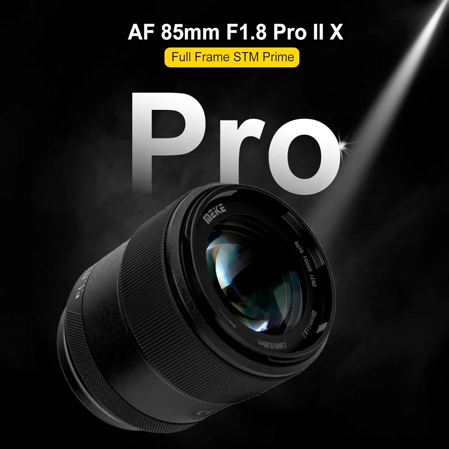 Meike 85mm f1.8 Pro II X-Mount STM Medium Telephoto Auto Focus Prime Portrait Lens for Fujifilm Fuji X-Mount Cameras X-H1 X-Pro2 X-T3 X-T2 X-T30 X-T20 X-E3 X-T100 X-A5 X-T10 X-A2 X-E2 X-E2S