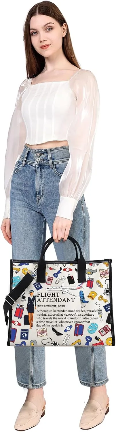 MEIKIUP Flight Attendant Gifts Air Stewardess Cosmetic Travel Bag Stewardess Aviation Makeup Pouch