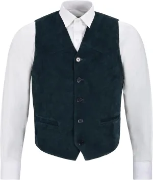 Men's New Party Fashion Stylish Real Genuine Classic Designer Real Soft Suede Leather Waistcoats Vests