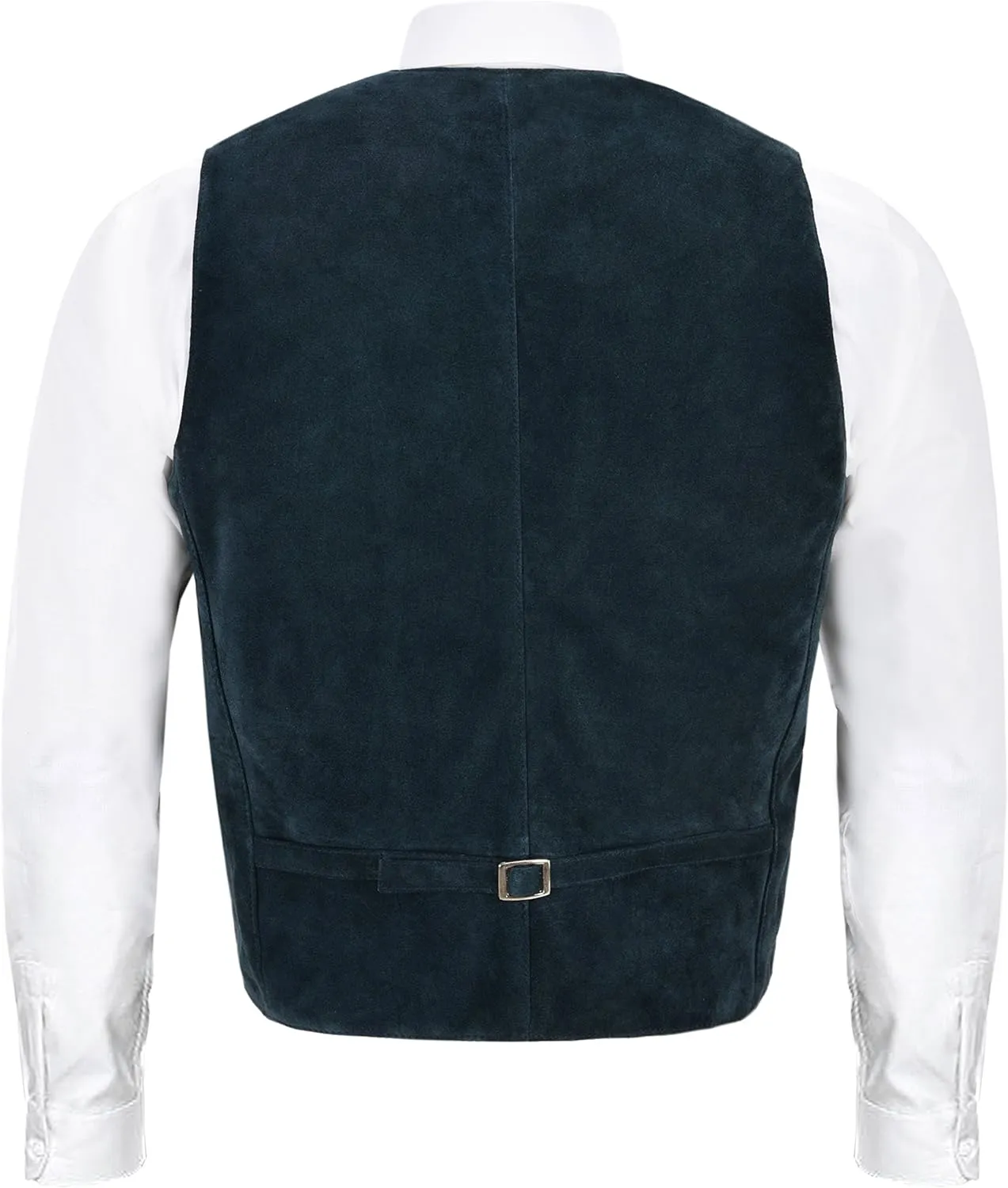Men's New Party Fashion Stylish Real Genuine Classic Designer Real Soft Suede Leather Waistcoats Vests