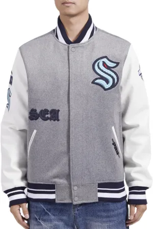Mens NHL Old English Varsity Jacket