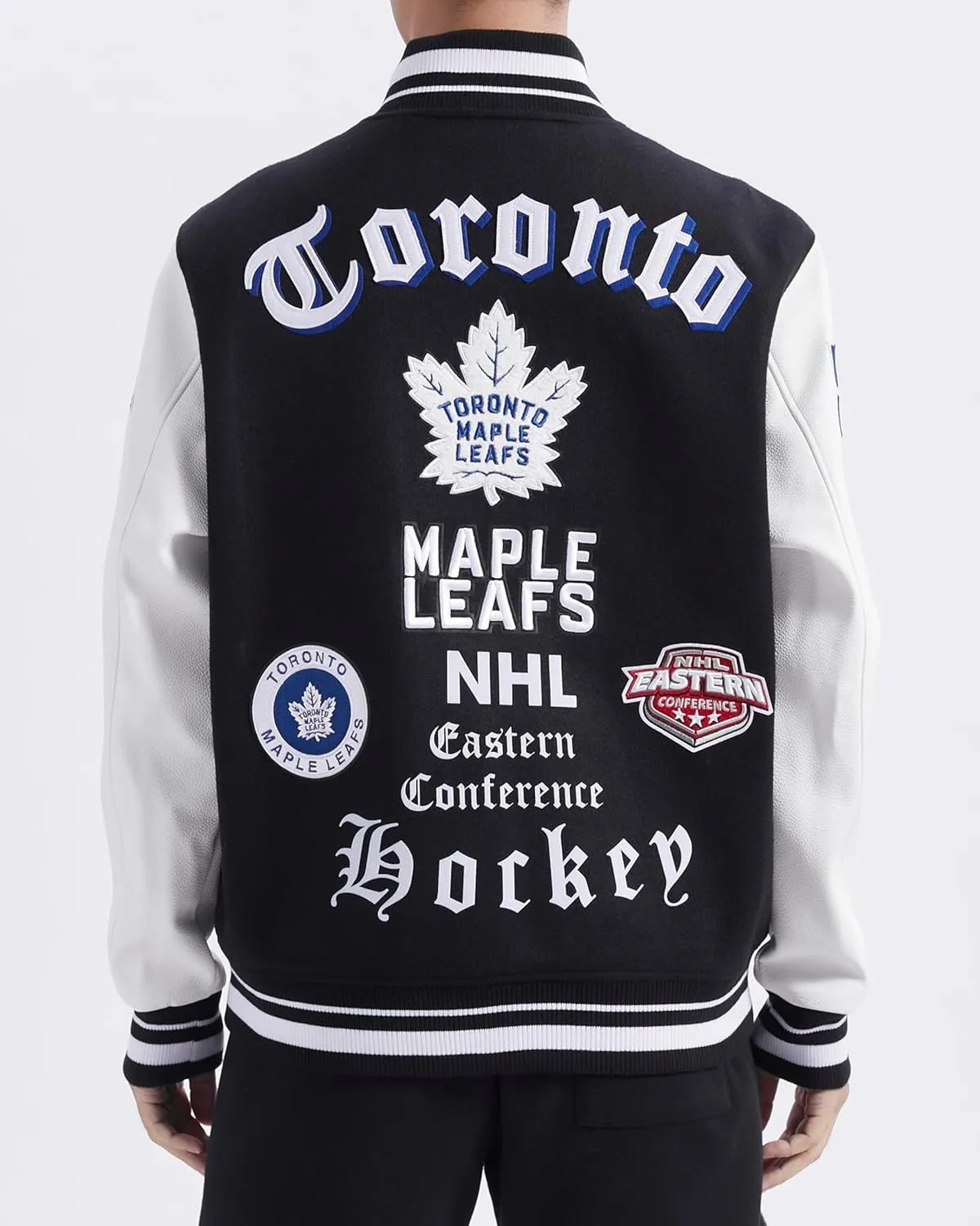 Mens NHL Old English Varsity Jacket