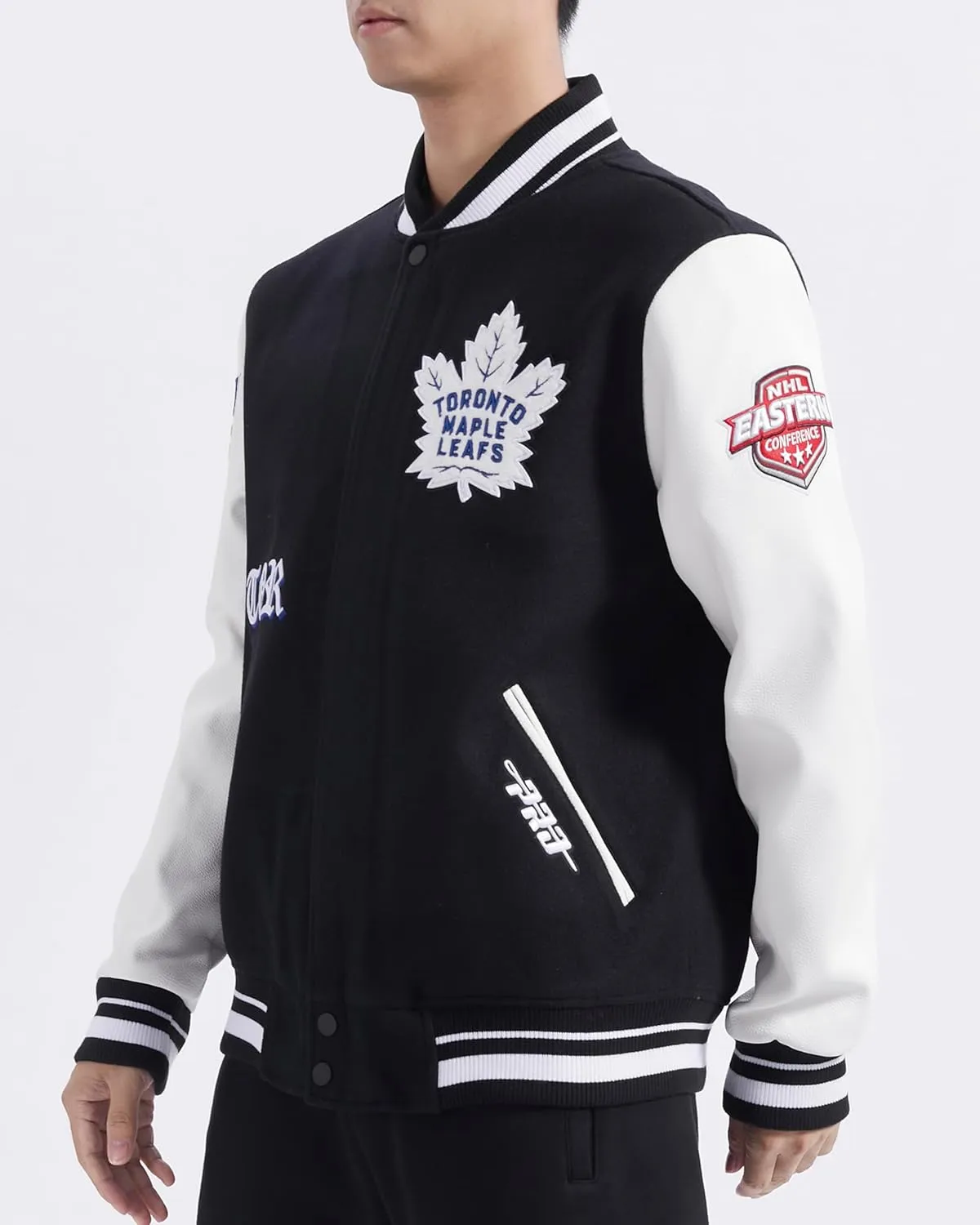 Mens NHL Old English Varsity Jacket