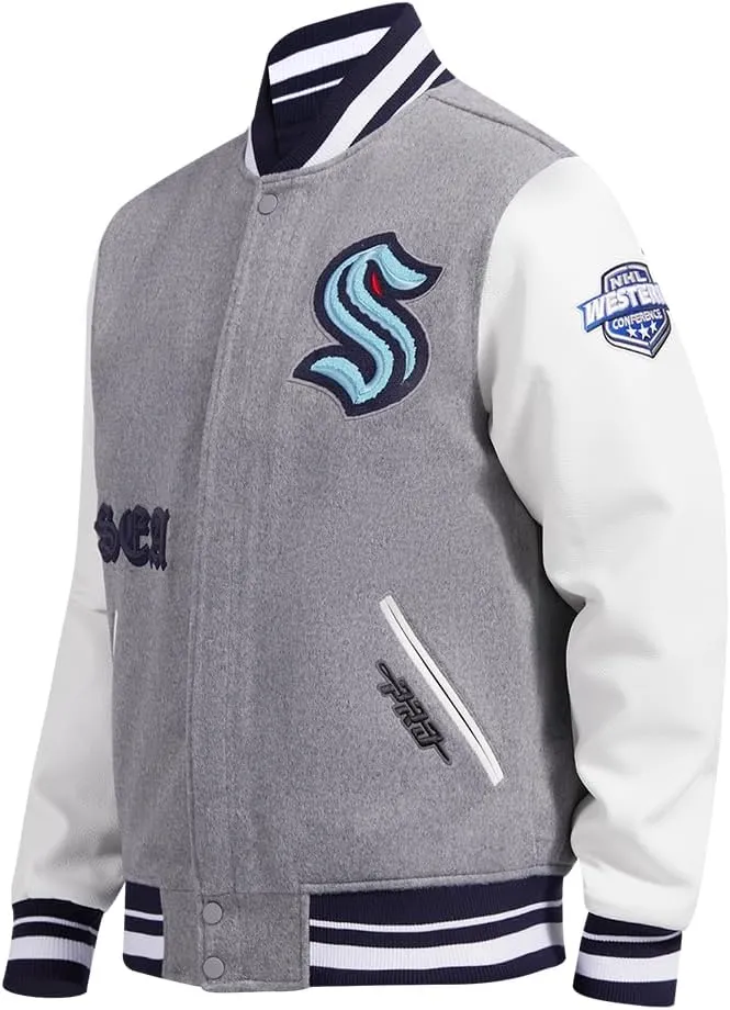 Mens NHL Old English Varsity Jacket