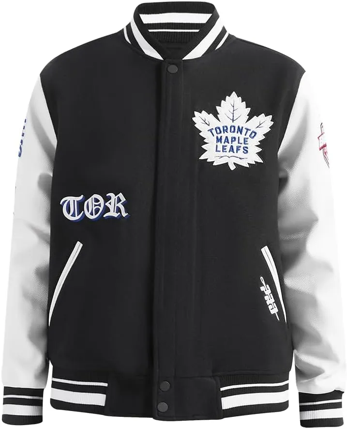 Mens NHL Old English Varsity Jacket