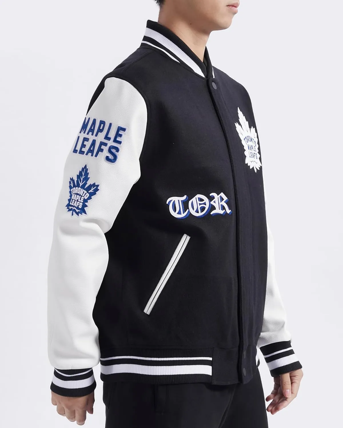 Mens NHL Old English Varsity Jacket
