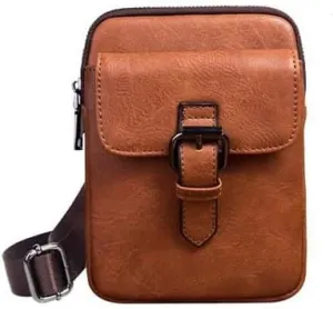 Men's Shoulder Bags Men's Leather Shoulder Bag, Business Crossbody Bag for Men Messenger Bags Leather Purse Men's Side Bags