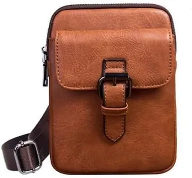Men's Shoulder Bags Men's Leather Shoulder Bag, Business Crossbody Bag for Men Messenger Bags Leather Purse Men's Side Bags