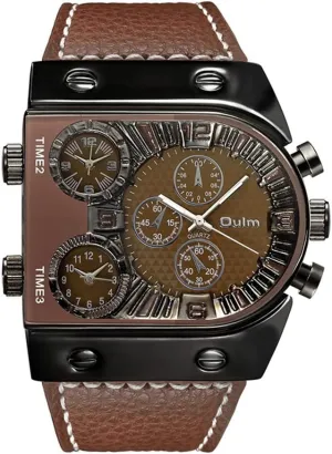 Men's Steampunk Skeleton Automatic Mechanical Alloy Stainless Steel Leather Watch CH164