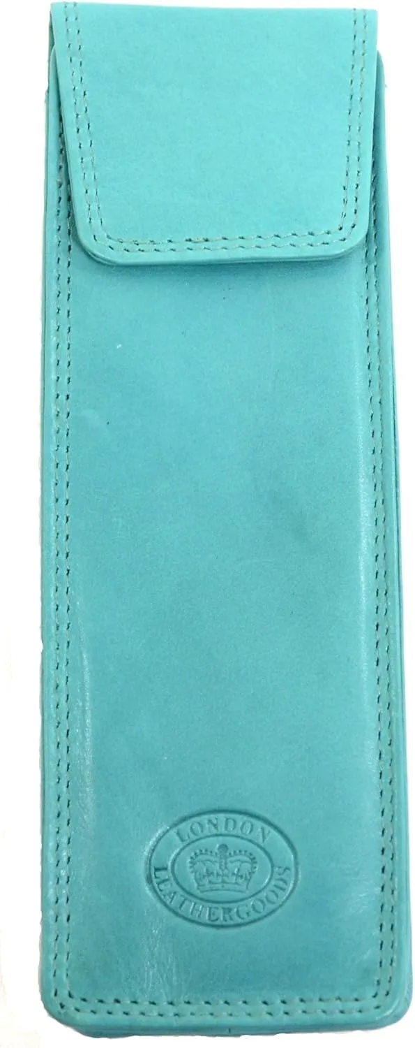 Mens/Ladies/Womens Soft Leather Slim Glasses Case/Pouch