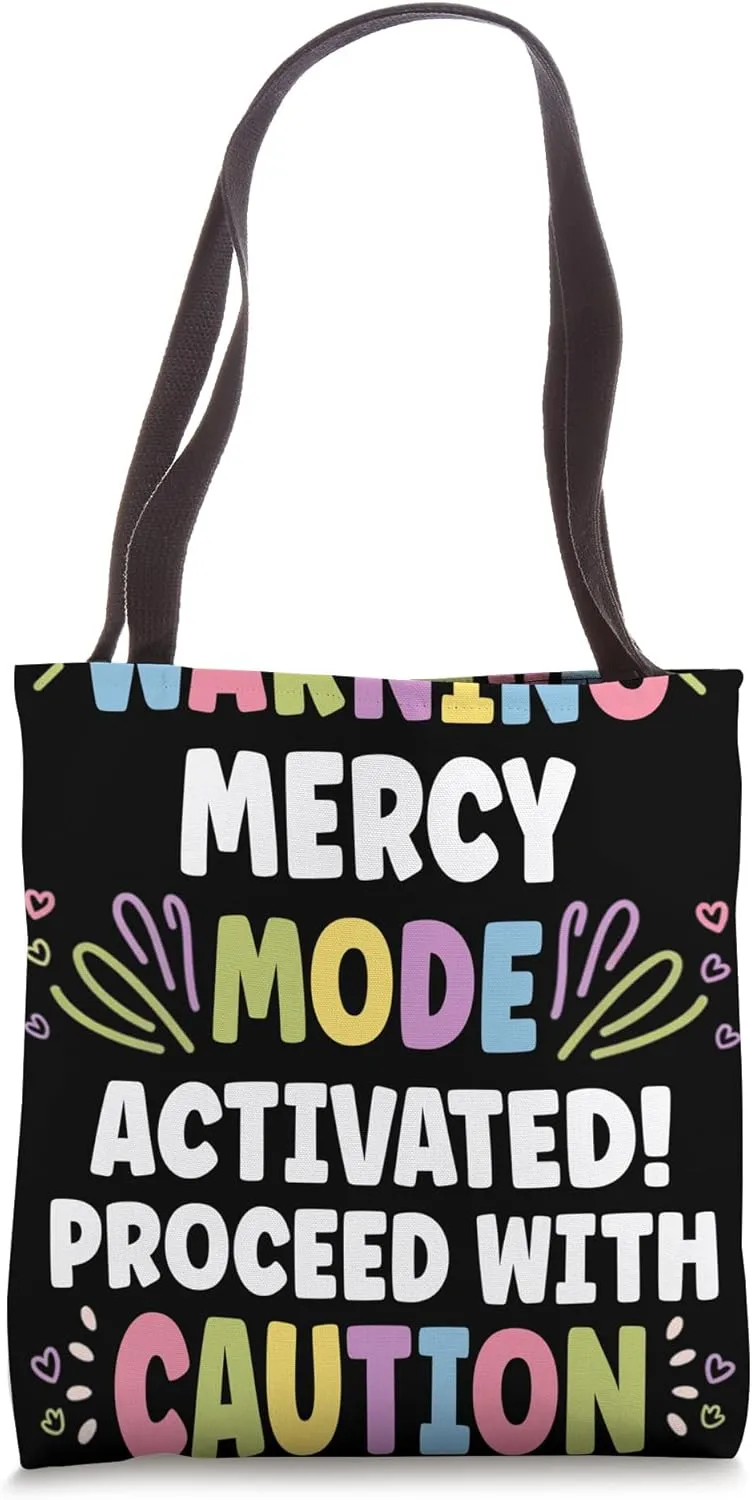 MERCY Personalized Name Funny Cute Custom MERCY Name Tote Bag