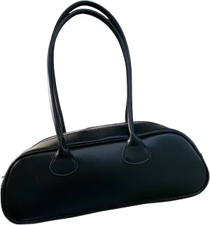 Minimalist Solid Color Bag,Unique Single Shoulder & Hand Carry, Trendy Small Square PU Armpit Purse for Women