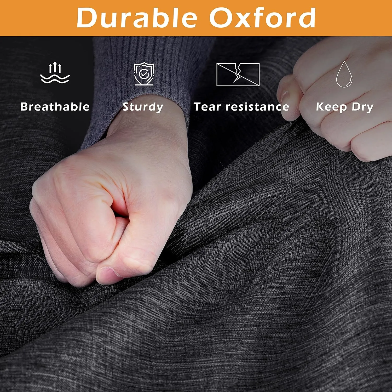 MISSLO 43" Heavy Duty Hanging Garment Bags for Travel Suit Bag for Men Waterproof Oxford Fabric Suit Cover for Traveling Monogrammed Closet Clothes Storage, Black