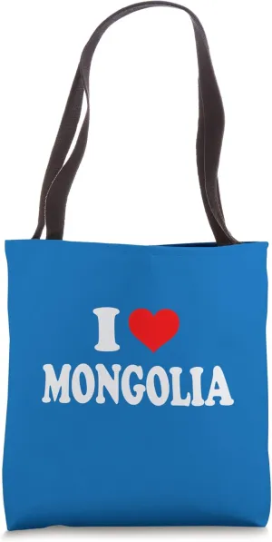 Mongolia - I Love Mongolia Tote Bag