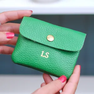 Monogram Small Leather Pocket Purse