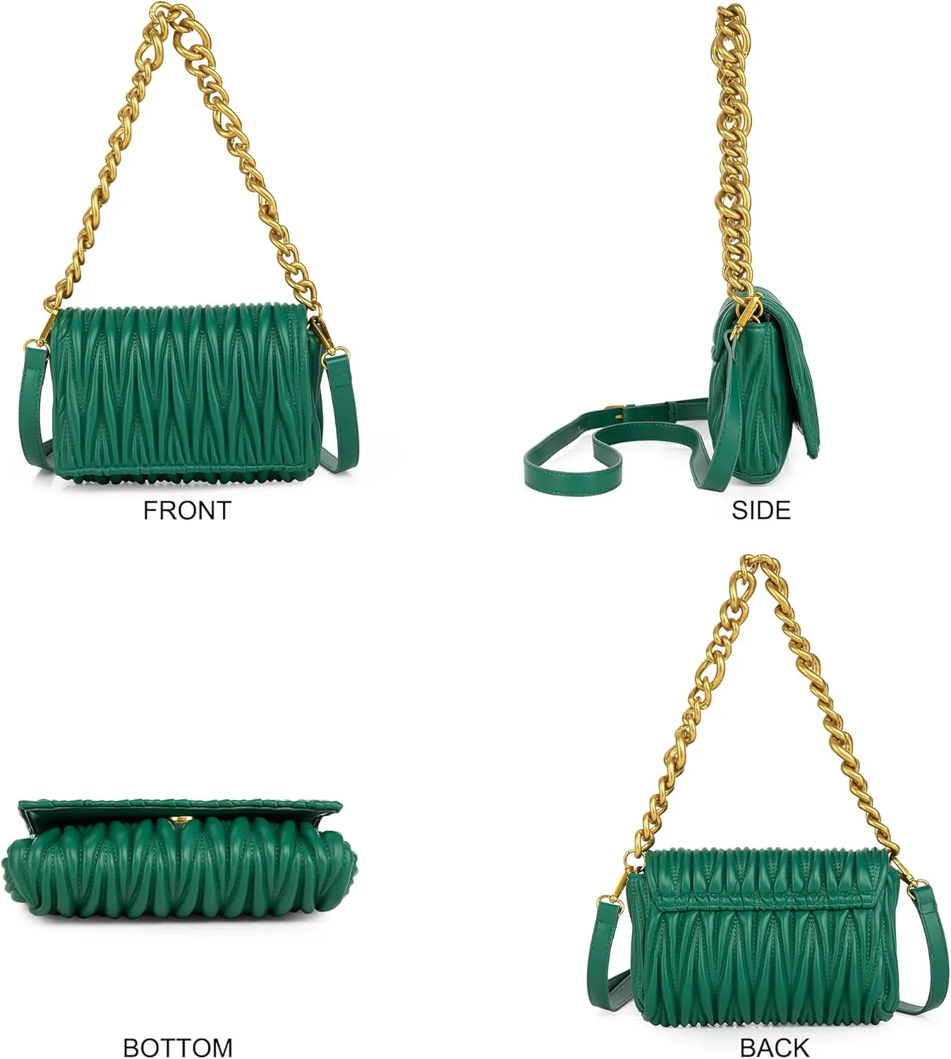 Montana West Quilted Handbags for Women Crossbody Bags Trendy Small Purses and Top Handle Handbags
