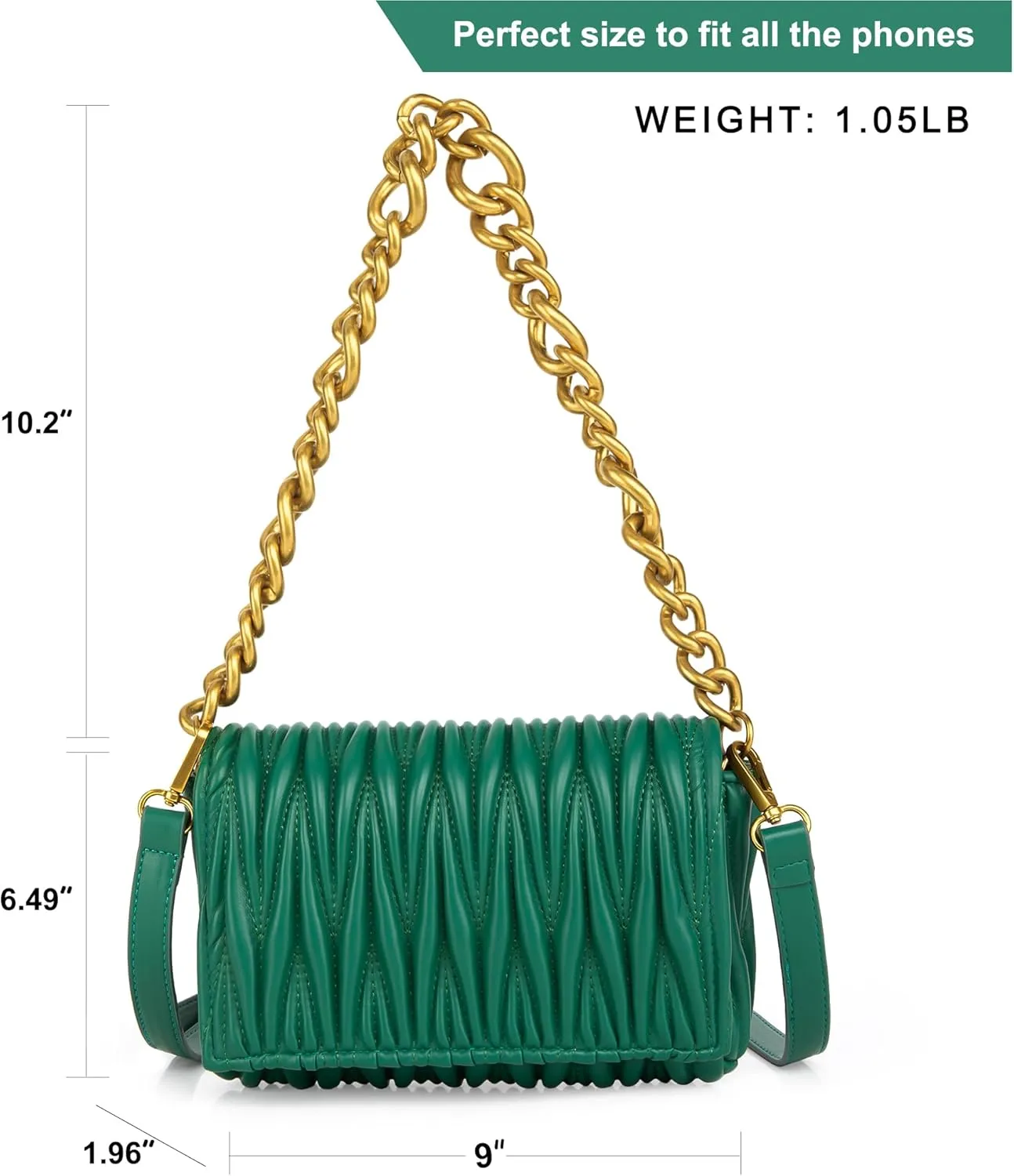 Montana West Quilted Handbags for Women Crossbody Bags Trendy Small Purses and Top Handle Handbags