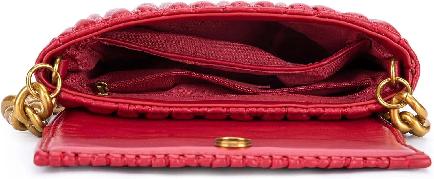 Montana West Quilted Handbags for Women Crossbody Bags Trendy Small Purses and Top Handle Handbags