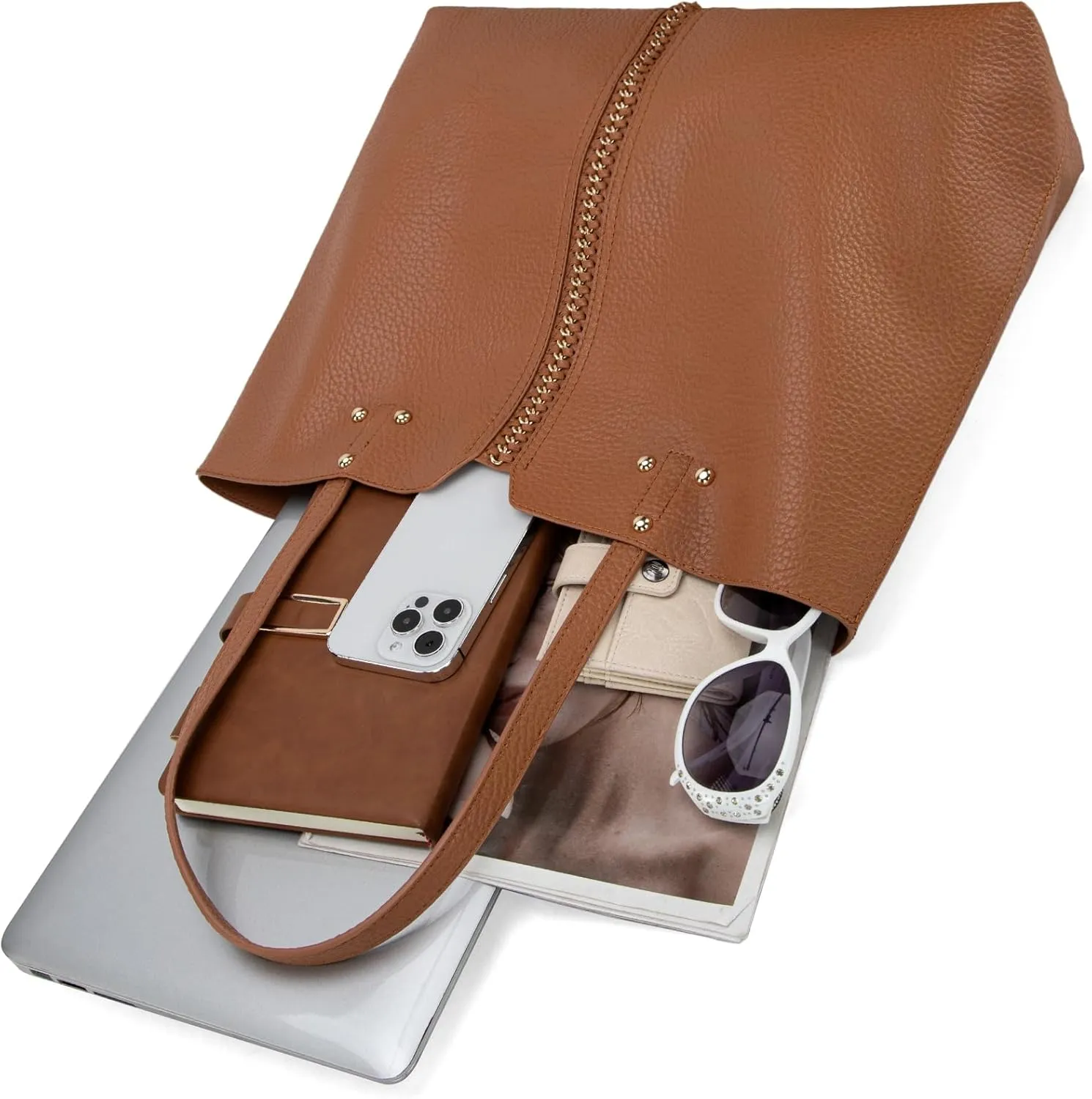 Montana West Tote Bag Soft Faux Leather Shoulder Purses for Women