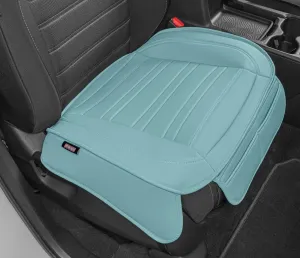Motor Trend Faux Leather Front Seat Cover for Cars - (1) Mint Front Car Seat Covers for SUV & Truck with Storage Pockets - Automotive Car Seats Cover Protector - for Bottom Cushion Coverage Only