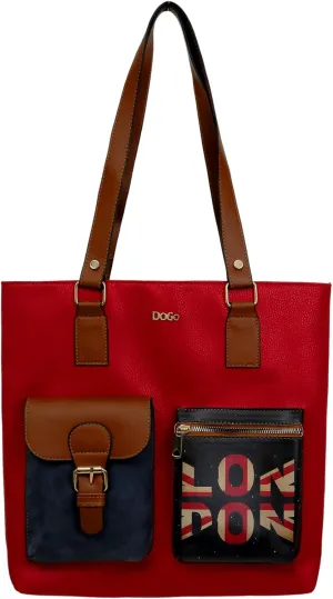 Multi Pocket Shoulder Bags for Women - Vegan Leather and Unique Design Handmade Womens Bags