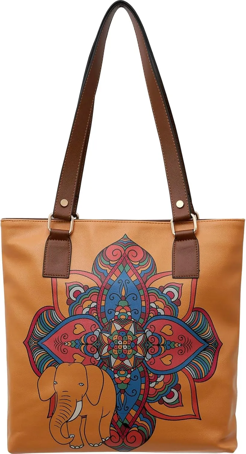 Multi Pocket Shoulder Bags for Women - Vegan Leather and Unique Design Handmade Womens Bags