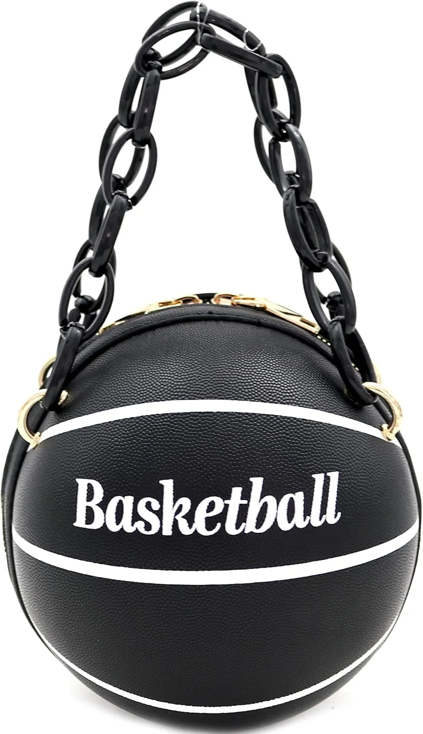 Multicolored Graffiti Print Round Ball Shape Unique Clutch Top-Handle Satchel Handbag