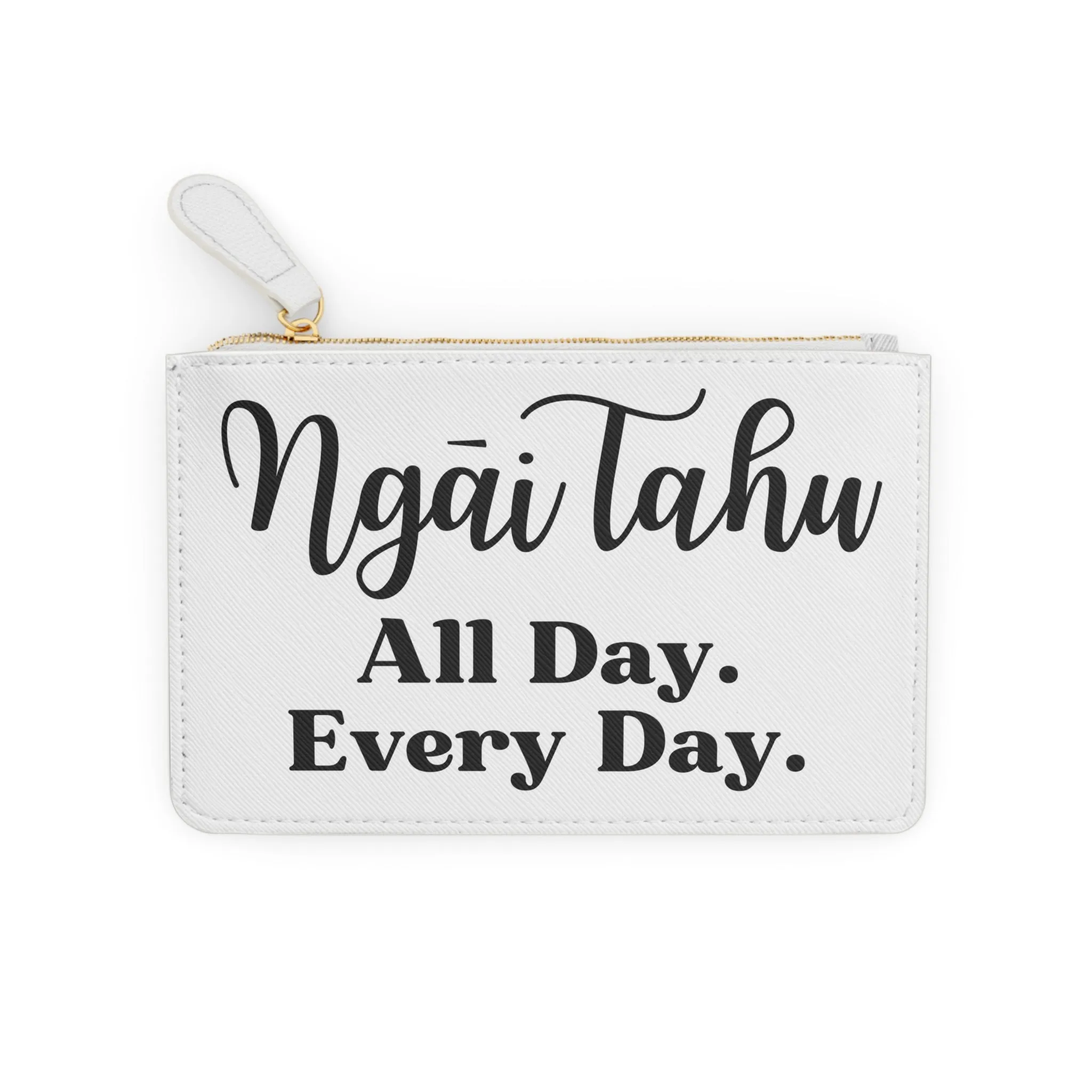 Ngāi Tahu All Day. Every Day. Mini Clutch Bag
