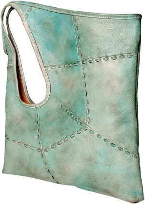 Nmbg112D Tote Vintage Handmade Genuine Cowhide Leather Women Bag Western Handbag Purse